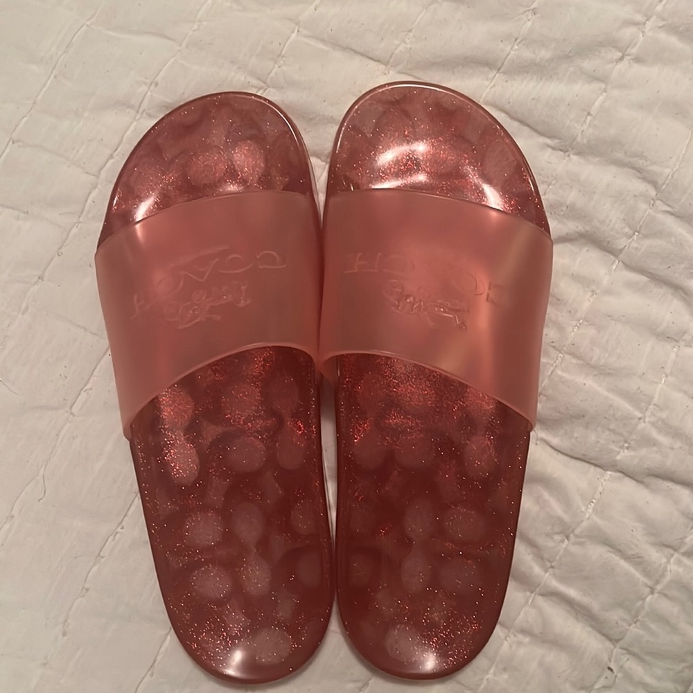 Coach Jelly Slides, size 9
